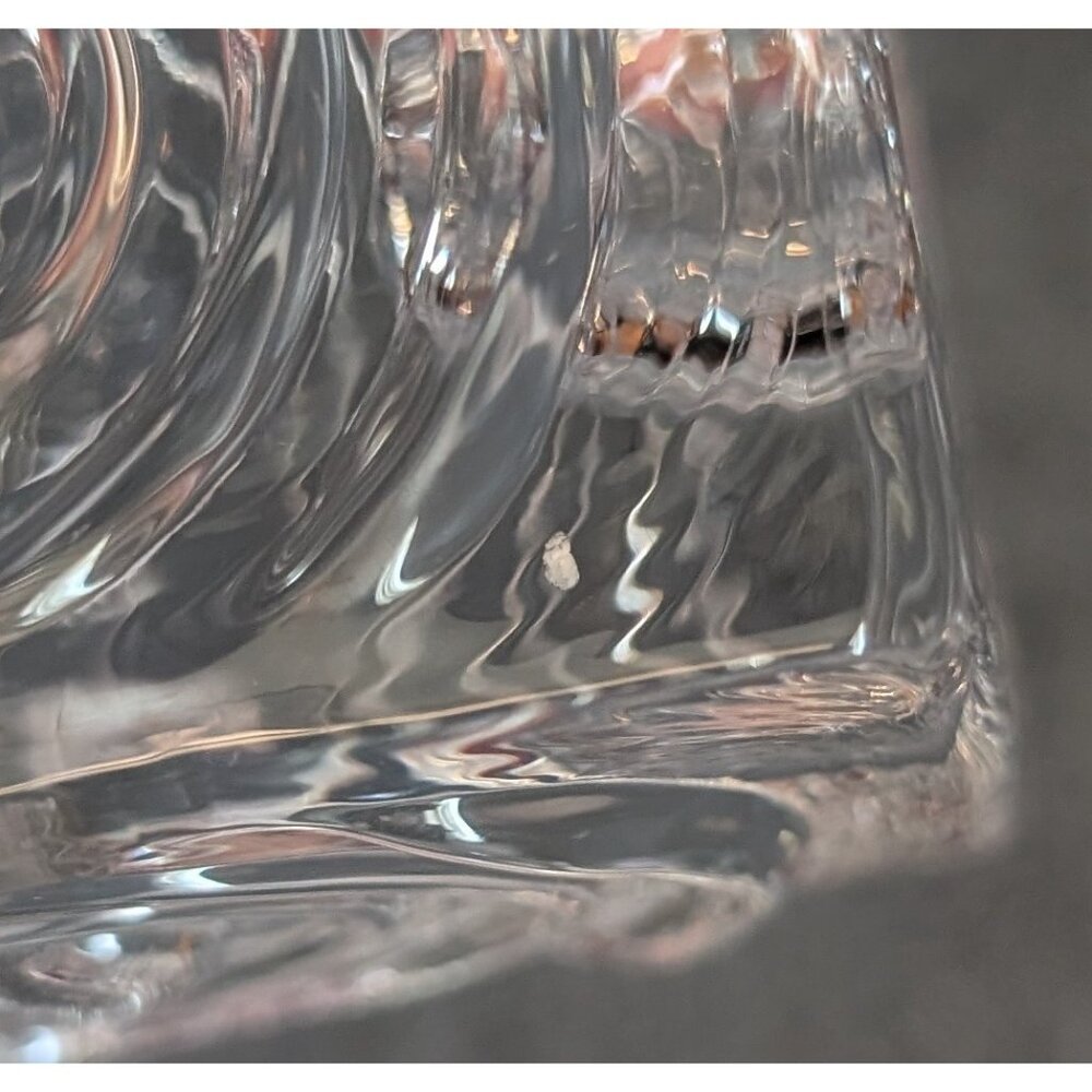 Pair of Riihimäki / Riihimäen "Rengas" Reversible Glass Candle Holders - Picture 6 of 7